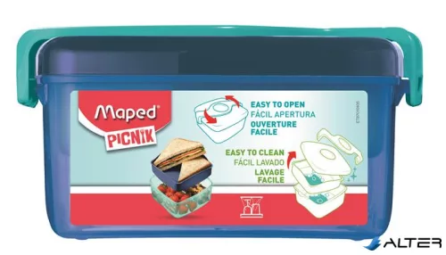 Uzsonnás doboz, MAPED PICNIK "Origins", vízkék