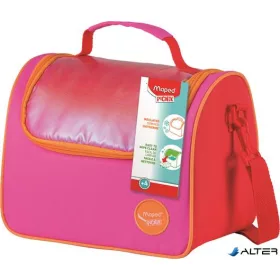   Uzsonnás táska, levehető vállpánttal, MAPED PICNIK 'Origins', narancs-pink