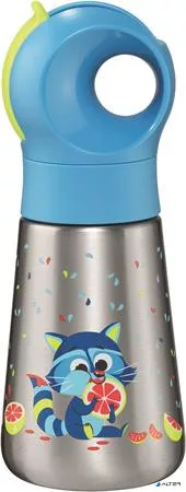 Kulacs, 350 ml, rozsdamentes acél, MAPED PICNIK "Concept Miniz", mosómedve