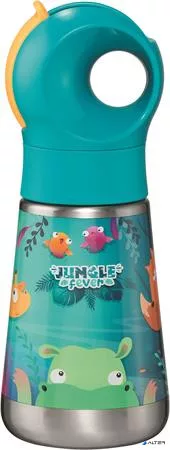 Kulacs, 350 ml, rozsdamentes acél, MAPED PICNIK 'Jungle Fever'