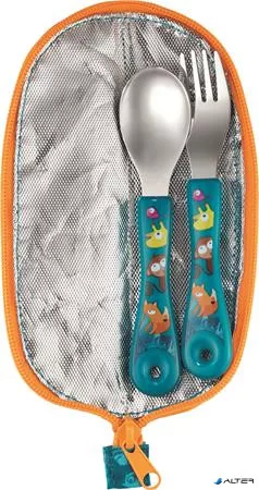 Evőeszközkészlet, fém, szövet tok, MAPED PICNIK "Jungle Fever"