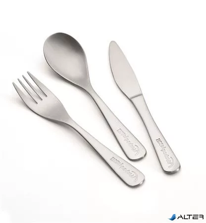 Evőeszközkészlet, fém, szövet tok, MAPED PICNIK 'Concept Kids', pink