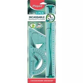   Vonalzókészlet, műanyag, hajlítható, 3 darabos, MAPED 'Flex'