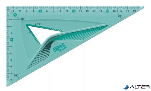 Vonalzókészlet, műanyag, hajlítható, 3 darabos, MAPED 'Flex'