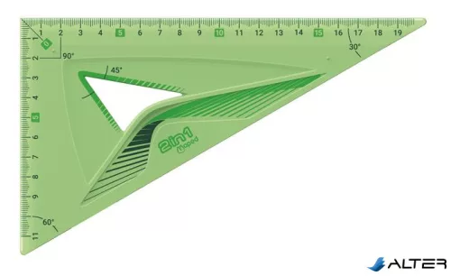 Vonalzókészlet, műanyag, hajlítható, 3 darabos, MAPED 'Flex'
