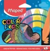 Aszfaltkréta, MAPED "Color'Peps", 6 különböző szín