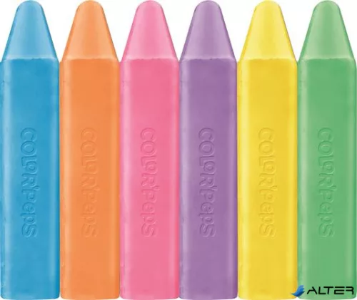 Aszfaltkréta, MAPED "Color'Peps", 6 különböző szín