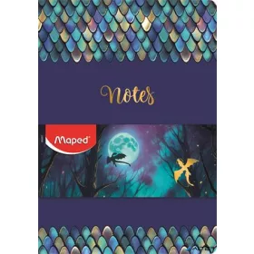   Jegyzetfüzet, tűzött, A5, vonalas, MAPED „Dragon sárkány”