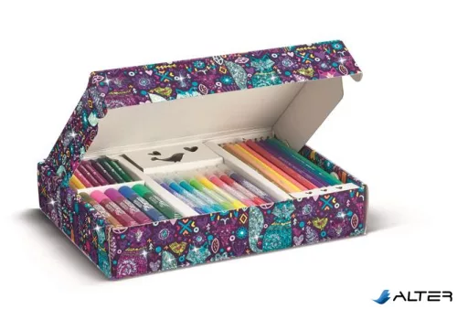 Csillámos színező készlet, MAPED 'Color'Peps', 31 darabos