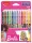 Filctoll készlet, 2,8 mm, kimosható, MAPED "Barbie", 12 különböző szín