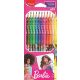 Színes ceruza készlet, háromszögletű, MAPED 'Barbie', 12 különböző szín