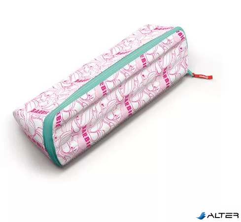 Tolltartó, háromszög alakú, kifordítható, cipzáras, MAPED "Barbie Open XXL"