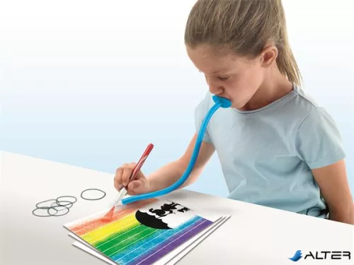 Fújós filctoll készlet, pop, MAPED CREATIV "Blow pen Art"