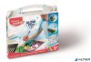 Fújós filctoll készlet, MAPED CREATIV, "Blow pen Art", csíkozás