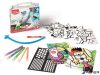 Fújós filctoll készlet, MAPED CREATIV, "Blow pen Art", csíkozás