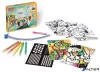 Fújós filctoll készlet, csíkozás, MAPED CREATIV "Blow pen Art"