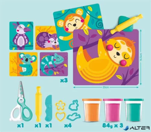 Modellező gyurmakészlet, MAPED CREATIV "Early Age My First Modeling Kit"