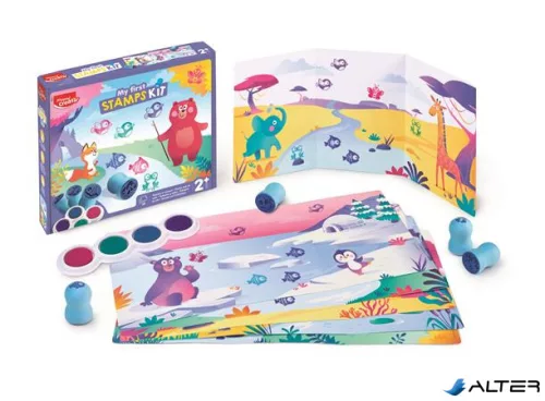 Nyomdázó készlet, állatok, MAPED CREATIV "Early Age My First Stamps Kit"