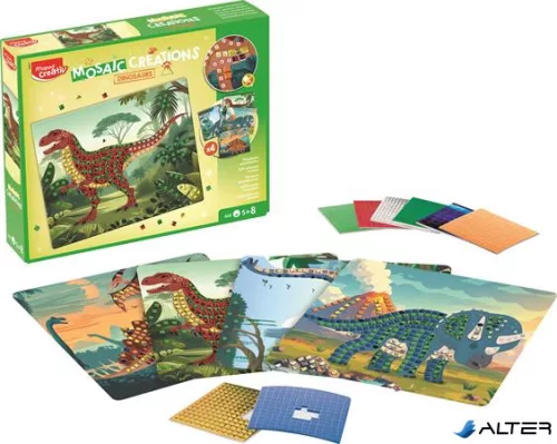 Mozaikos képkészítő, dinoszaurusz, MAPED CREATIV "Mosaic Creations"