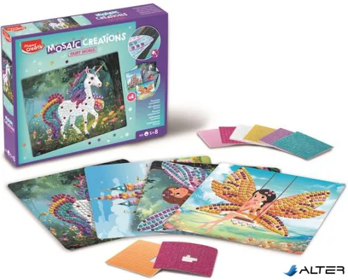 Mozaikos képkészítő, tündérvilág, MAPED CREATIV "Mosaic Creations"