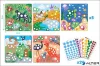 Matrica készlet, geometriai, MAPED CREATIV "Geometric Stickers", a világ állatai