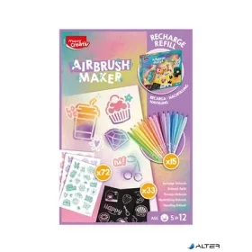   Kreatív festékszóró utántöltő, pasztell színek, MAPED CREATIV "Airbrush Maker"