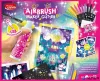 Kreatív festékszóró készlet, csillámos, MAPED CREATIV "Airbrush Maker Glitter"