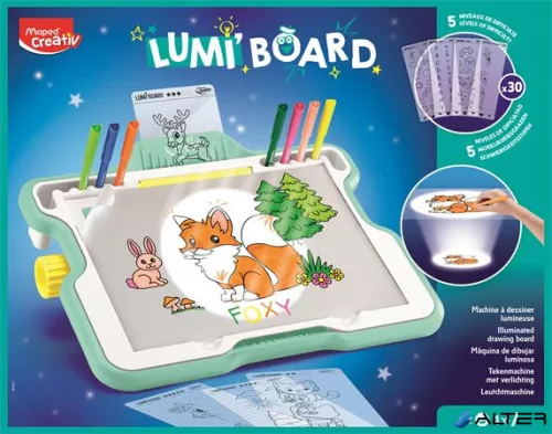 Kreatív készségfejlesztő rajzkészlet, MAPED CREATIV "Lumi Board"