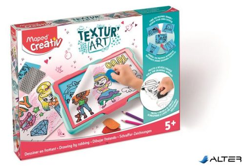 Rajztábla, textúrák, MAPED CREATIV, "Textur'Art", divat