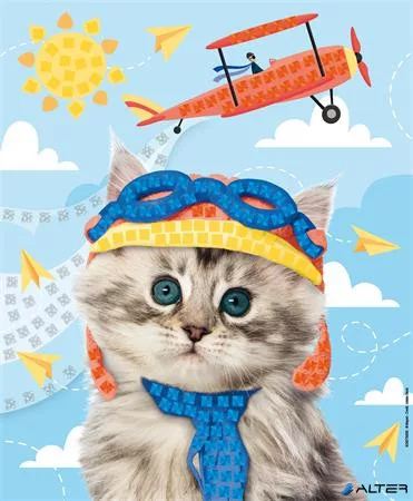 Mozaikos képkészítő készlet, MAPED CREATIV, 'Cute Animals', aranyos állatok