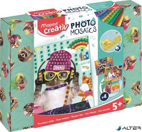 Mozaikos képkészítő készlet, MAPED CREATIV, "Cool Animals", menő állatok