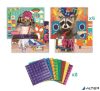 Mozaikos képkészítő készlet, MAPED CREATIV, "Cool Animals", menő állatok