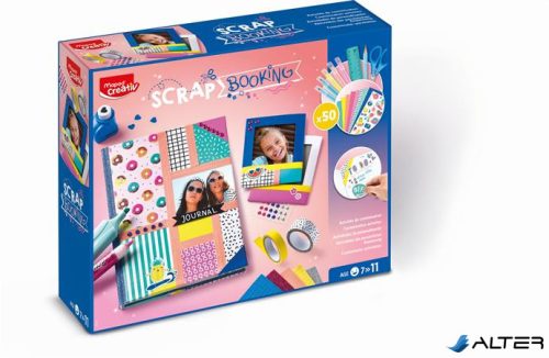 Kreatív scrapbooking készlet, 50 darabos, MAPED CREATIV "Scrapbooking Set"