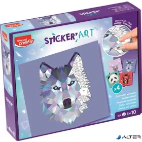   Kreatív matricás készlet, állatok, MAPED CREATIV "Sticker' Art"