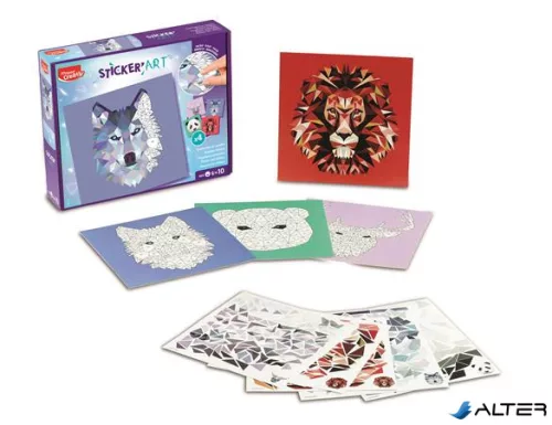 Kreatív matricás készlet, állatok, MAPED CREATIV "Sticker' Art"