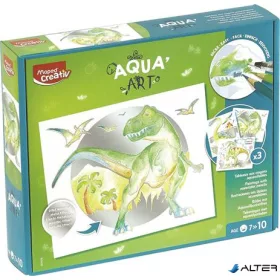   Akvarell festőkészlet, dinoszaurusz, MAPED CREATIV "Aqua Art"