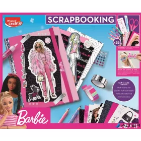   Kreatív scrapbooking készlet, 50 darabos, MAPED CREATIV "Scrapbooking Set - Barbie"