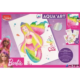   Akvarell festőkészlet, MAPED CREATIV 'Barbie Aqua Art - Maxi Set'