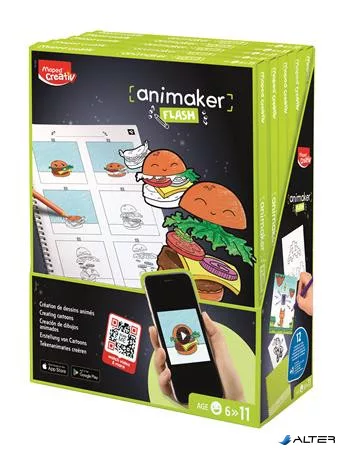 Animációkészítő készlet applikációval, Pop, MAPED CREATIV 'Animaker Flash'
