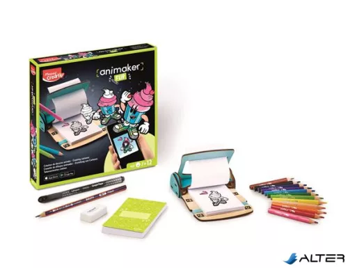 Animációkészítő készlet applikációval, Pop mini, MAPED CREATIV 'Animaker Flip'