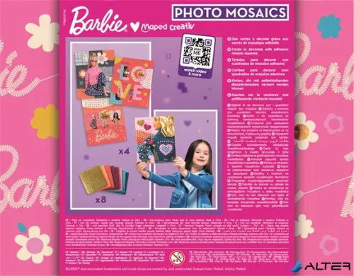 Mozaikos képkészítő készlet, MAPED CREATIV 'Barbie'