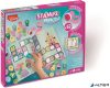 Nyomdázó készlet, foglalkoztató füzettel, MAPED CREATIV "Stamps", hercegnő