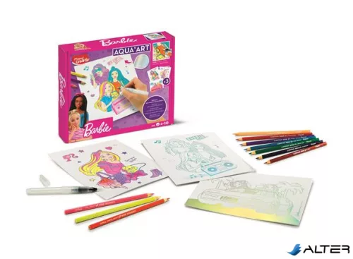 Akvarell festőkészlet, MAPED CREATIV 'Barbie Aqua Art'