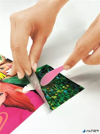 Fóliás képkészítő készlet, MAPED CREATIV 'Barbie Foil'Art'