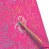 Képkarcoló matricás készlet, MAPED CREATIV "Barbie Scratching"