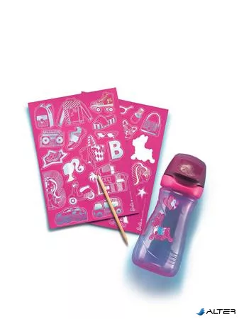 Képkarcoló matricás készlet, MAPED CREATIV 'Barbie Scratching'