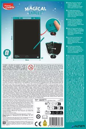 Mágikus táblagép, nagy, 12', MAPED CREATIV 'Magical Tablet Maxi'