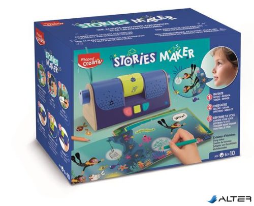 Történetkészítő készlet, hangfelvevővel, MAPED CREATIV "Stories Maker"