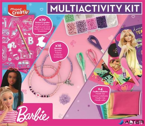 Kreatív Barbie készlet, 3 az egyben, MAPED CREATIV "Multi Kit Barbie"
