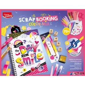   Kreatív scrapbooking készlet, 70 darabos, MAPED CREATIV "Scrapbooking Color Mix"